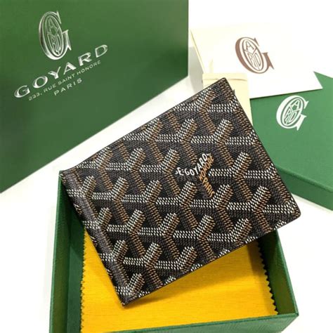 goyard money clip|goyard wallet pricing.